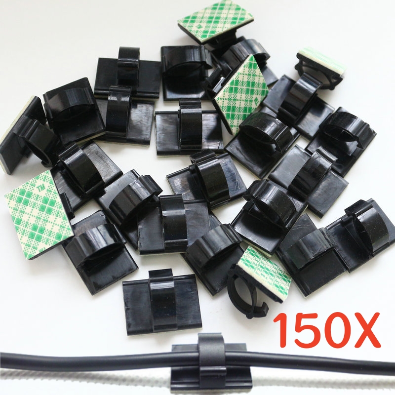 Car Accessories Tata Punch - 150/10PCS Klem Draad Organisator zelfklevende Vaste