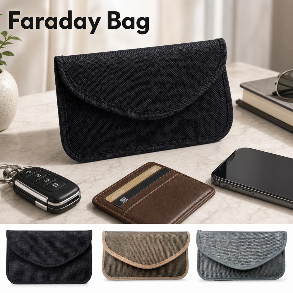 Car Key Signal Blocker - Universele Faraday-tas Autosleutelzakje Signaalblokkering Case Telefoonkaartbeschermer