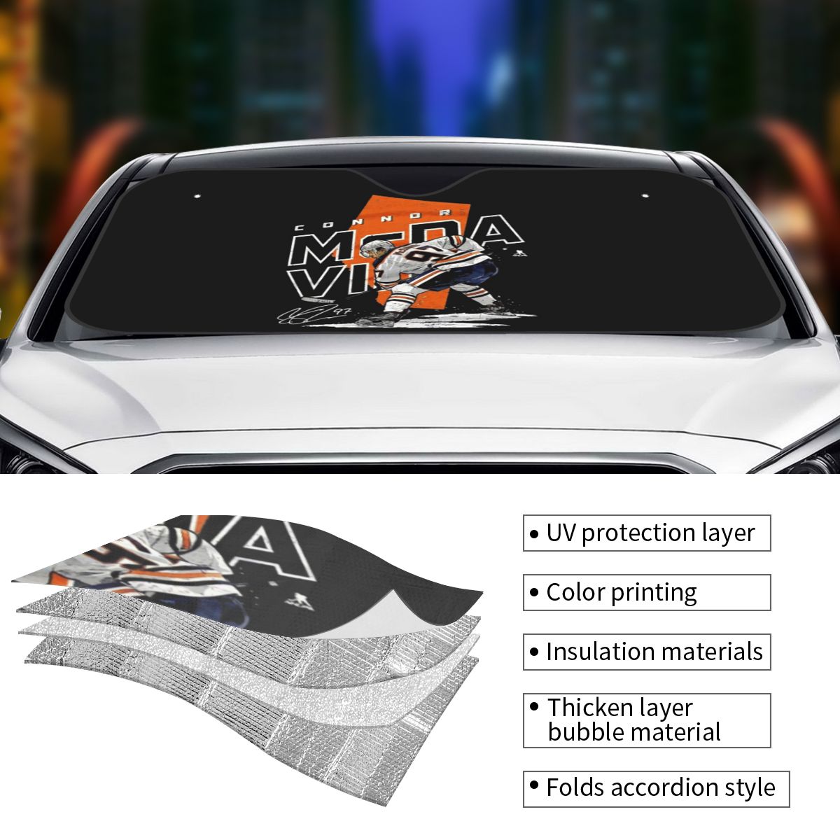 Connor McDavid 97 Voor Edmonto - Car Accessories Edmonton recensie en prijs
