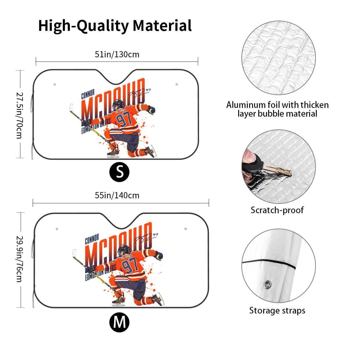 Connor McDavid 97 Voor Edmonto - Car Accessories Edmonton recensie en prijs