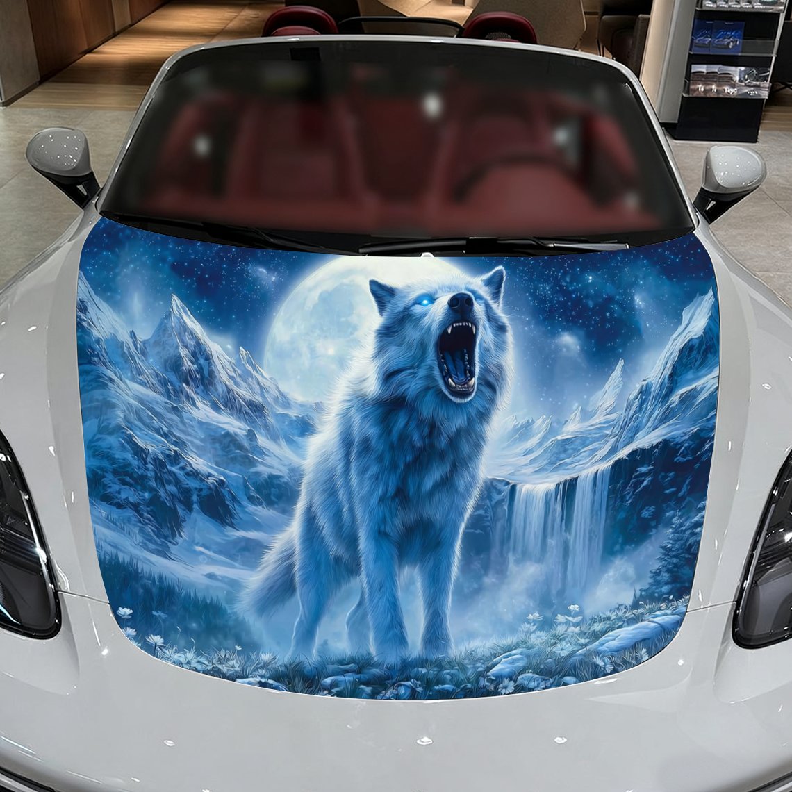 Winter Mountain Night Scene Wo - Car Accessories For Winter recensie en prijs