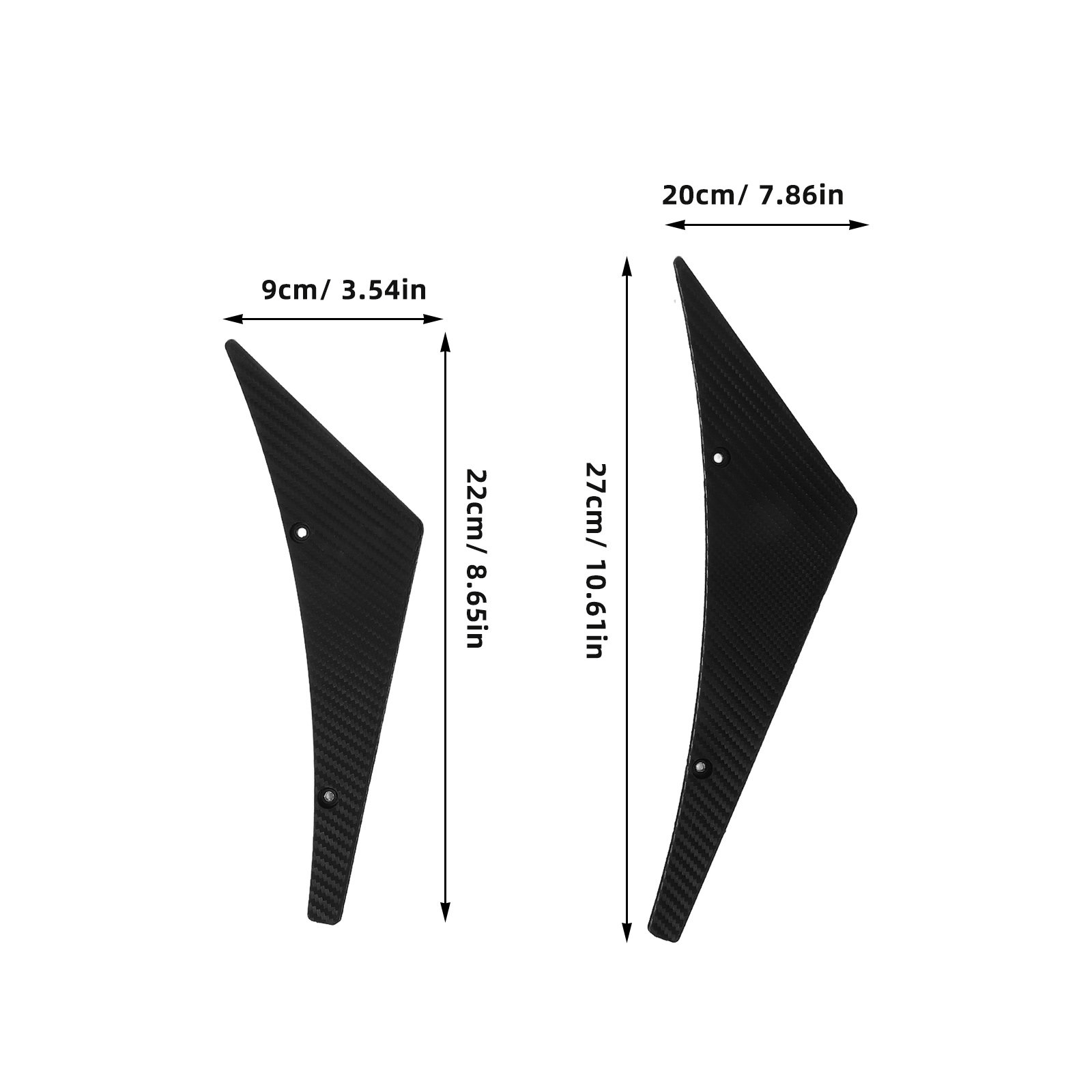 4-delige carbon fiber frontspo - Car Accessories Lipa recensie en prijs