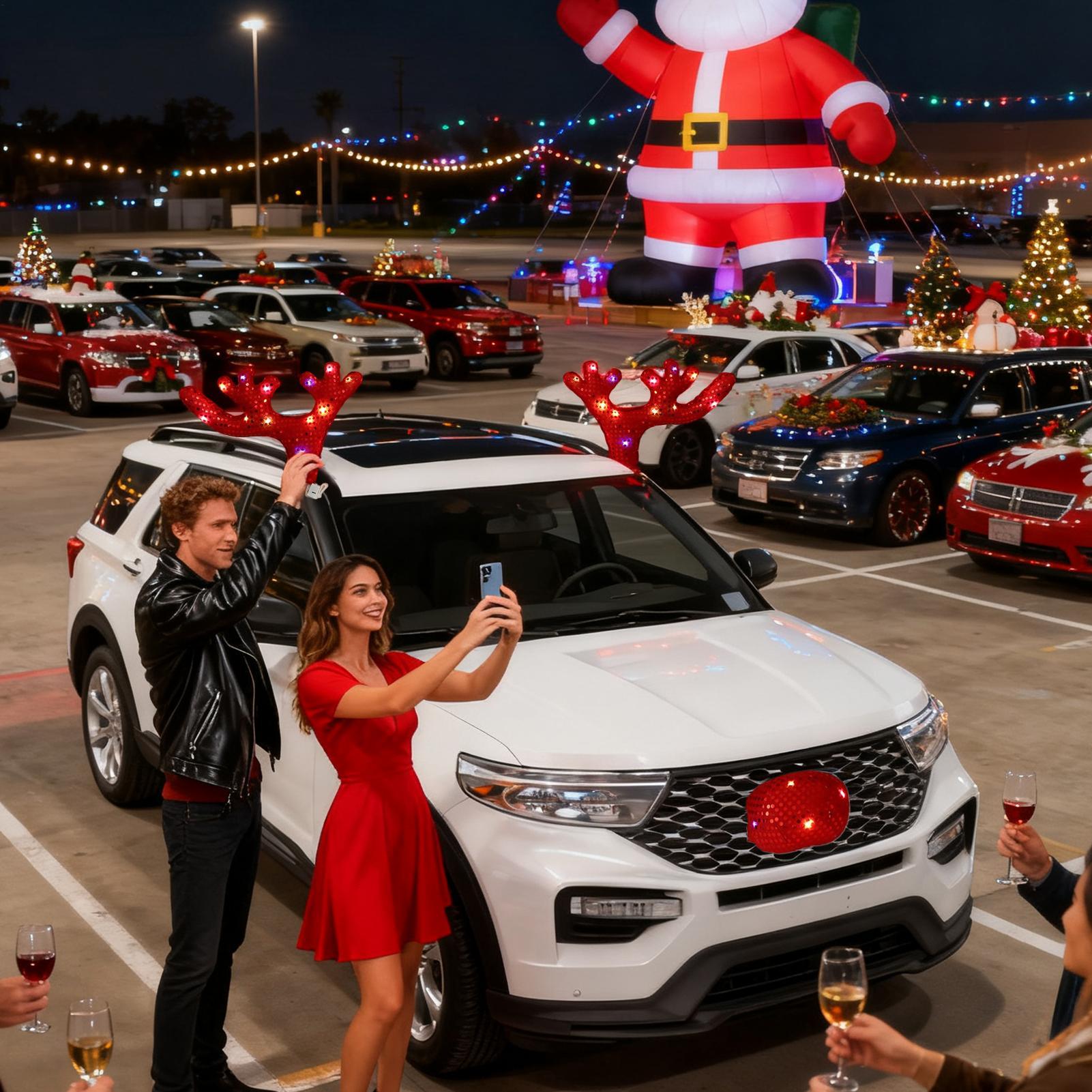 Auto Kerstversiering Leuke Gra - Car Accessories For Winter recensie en prijs