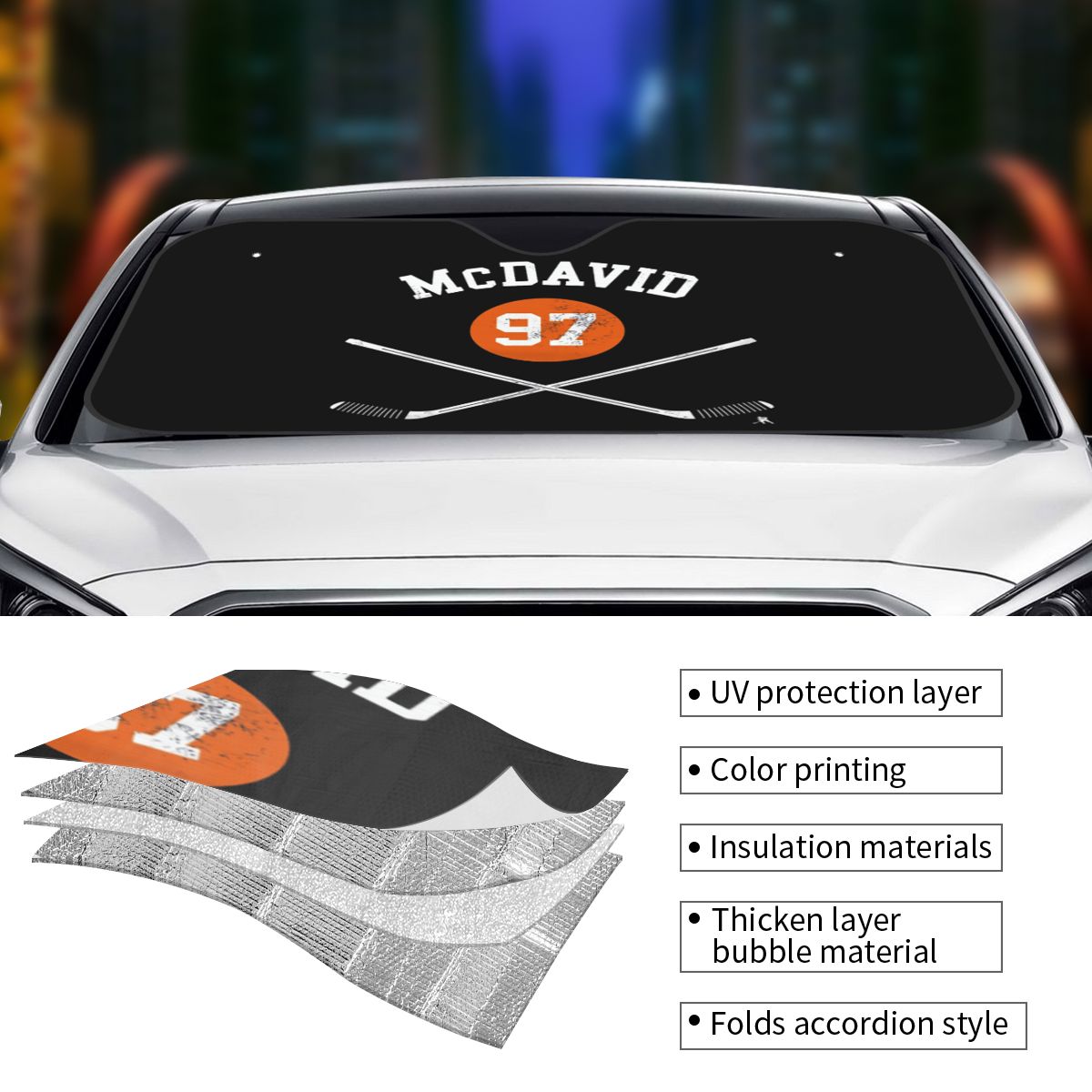 Connor McDavid 97 Voor Edmonto - Car Accessories Edmonton recensie en prijs
