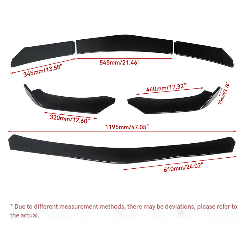 Nieuwe Auto Gloss Black Voorbu - Car Accessories Lipa recensie en prijs