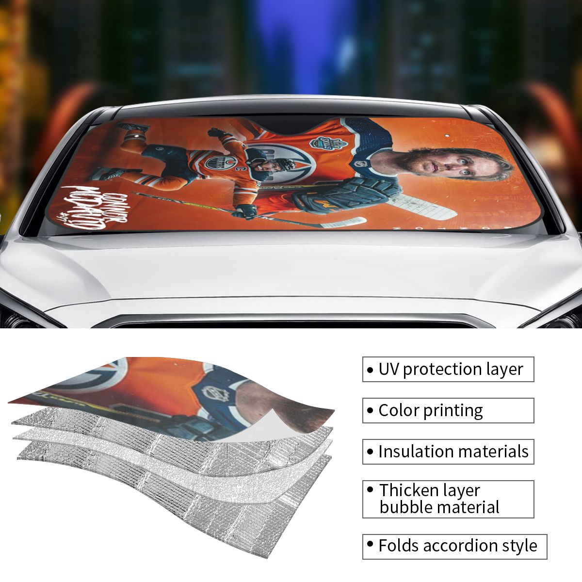 Connor McDavid 97 Voor Edmonto - Car Accessories Edmonton recensie en prijs