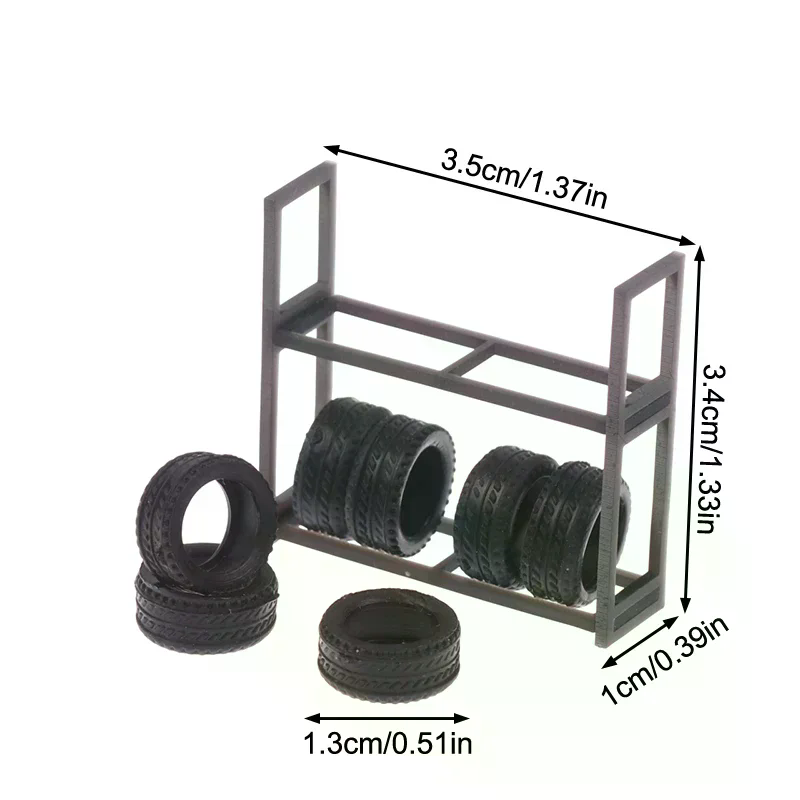 1:64 Schaal Bandenrek Displayh - Car Accessories Shop recensie en prijs