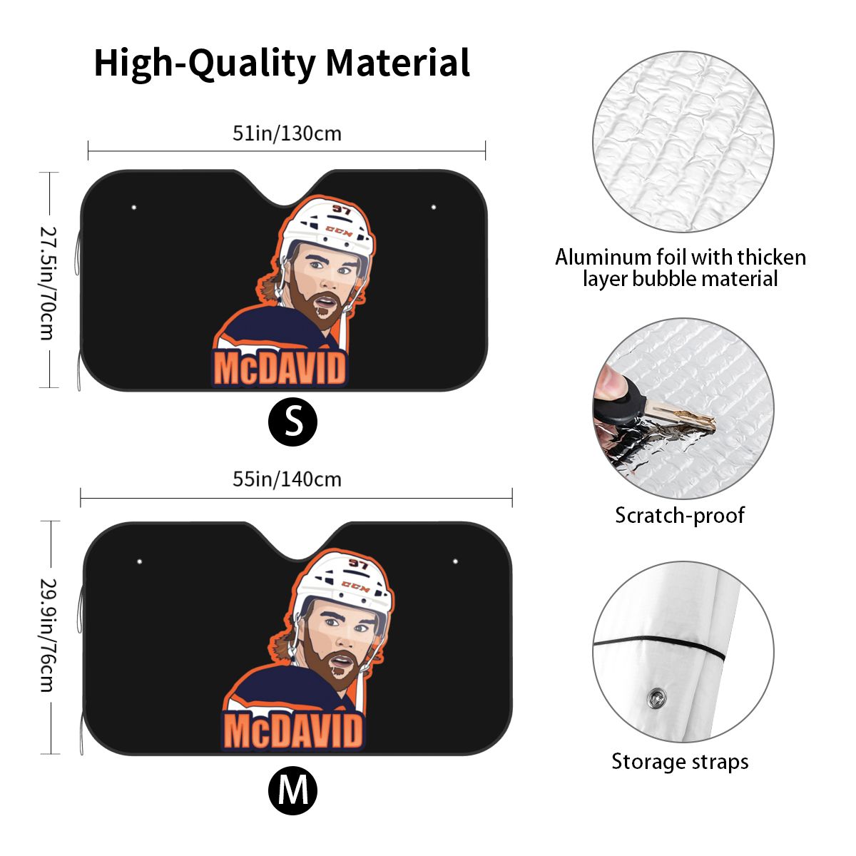 Connor McDavid 97 Voor Edmonto - Car Accessories Edmonton recensie en prijs